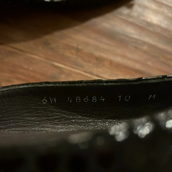 Stuart Weitzman Faux Snakeskin Ballet Flats - Picture 5 of 6